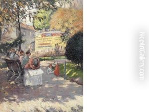 Le Square Saint-pierre, Paris by Isidro Nonell y Monturiol