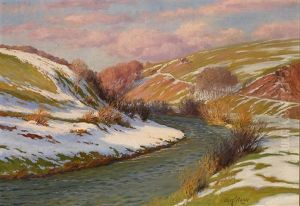 Der Letzte Schnee A.d. Urft Bei Sotenich Der Letzte Schnee A.d. Urft Bei Sotenich