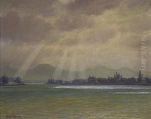 Nonnenwerth. Blick Auf Die Insel Und Das Siebengebirge Nonnenwerth. Blick Auf Die Insel Und Das Siebengebirge