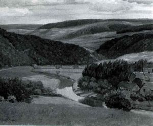 Mountains And View Of River Valley Mountains And View Of River Valley