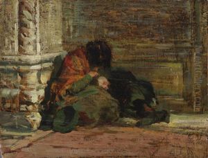 Studie Zu Dem Gemalde Abbandonati (study) by Luigi Nono