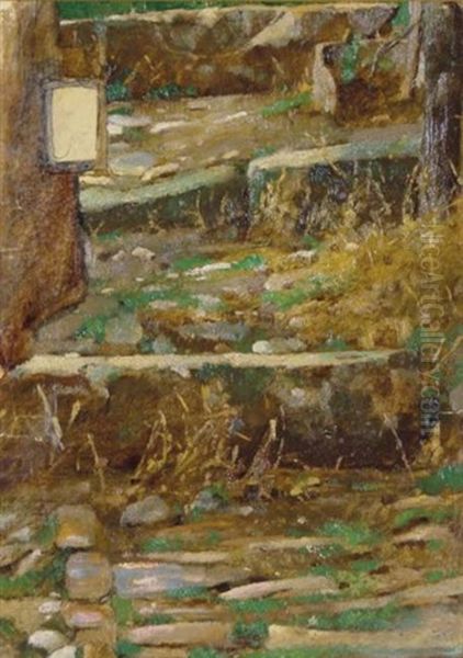 Primo Novembre (gradinata Con Particolare Frate Con Lanterna) (studio) - view 1