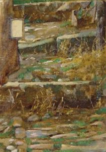 Primo Novembre (gradinata Con Particolare Frate Con Lanterna) (studio) by Luigi Nono