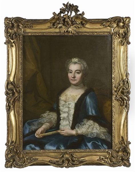 Portrait De Madame De Brosse, Fille De Monsieur Briasson, Echevin Lyonnais - view 1