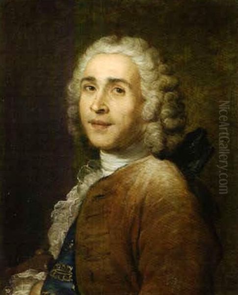 Portrait D'un Gentilhomme En Buste De Trois-quart A Gauche - view 1