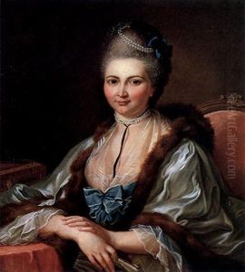 Portrait D'une Dame A La Robe Bleue Portrait D'une Dame A La Robe Bleue