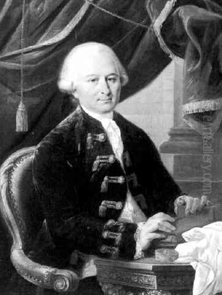 Portrait De Gentilhomme A Sa Table De Travail - view 1
