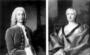 Portrait Of A Gentleman And A Lady