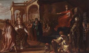 Scena Della Vita Di Santambrogio