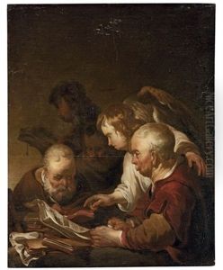 The Four Evangelists by Jan van Noordt