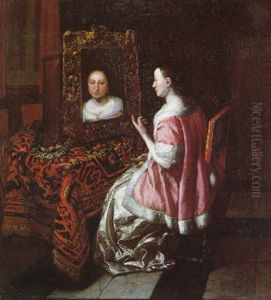 A Lady At Her Toilet