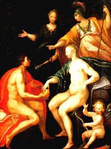 Le Jugement De Paris by Jan van Noordt