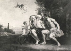 Hercules And Omphale With Putti