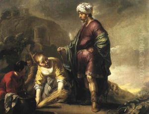 Ruth And Boaz by Jan van Noordt