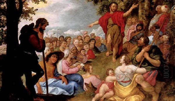 John The Baptist Preaching - view 1
