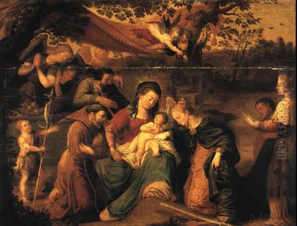 The Mystic Marriage Of St. Catherine - view 1