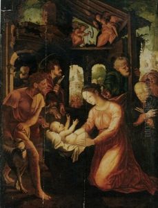 The Nativity by Lambert van Noort