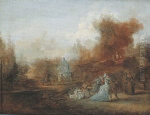 La Promenade Champetre by Jean-Pierre Norblin De La Gourdaine