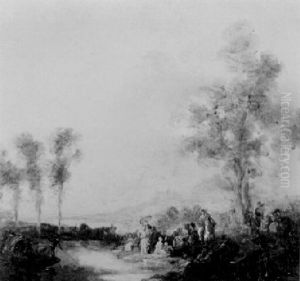 L'embarquement Pour Cythere by Jean-Pierre Norblin De La Gourdaine