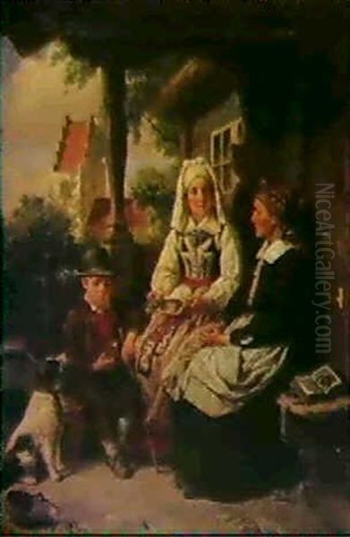 Famille Sur La Terrasse - view 1