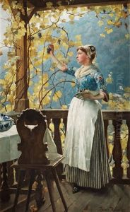 Harvesting The Grapes by Henrik Nordenberg