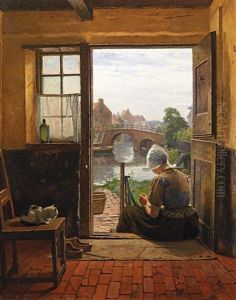 Netzflickerin by Henrik Nordenberg