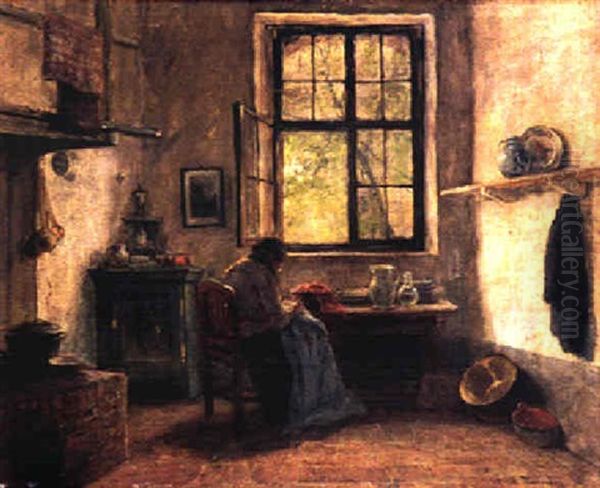 Nahende Frau In Der Kuche - view 1
