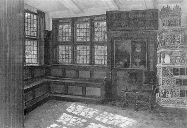 Interieur Mit Kachelofen Und Eckbank - view 1