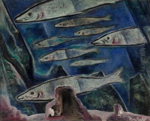 School Of Fish by Bror Julius Olsson Nordfeldt