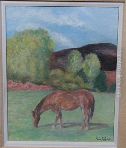 Grazing Horse - view 1