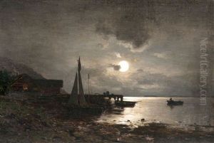 Vollmond Am Ufer Vollmond Am Ufer