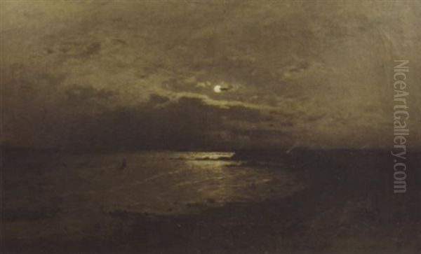 Nachtliche Kuste Bei Vollmond - view 1