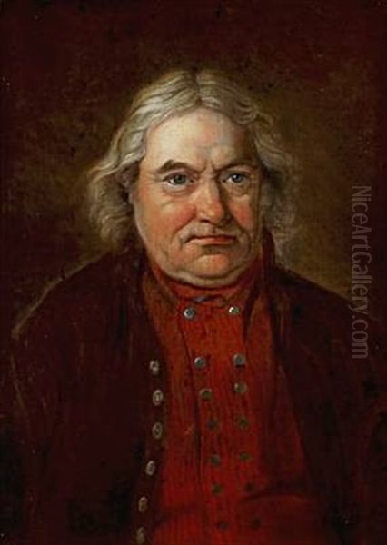Peder Matisen Sallerup 64 I Aaret 1841 (portrait Of Peder Matisen Sallerup, 64 Years Old In 1841) - view 1