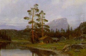 Parti Fra Hardangerfjord by Olaf Nordlien