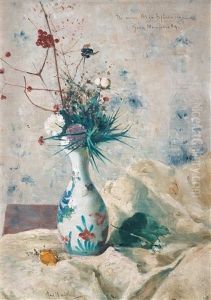 Still Life With Flowers by Karl Nordstroem