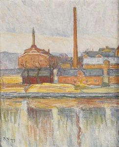 Fabrik Pa Reimersholme by Karl Nordstroem