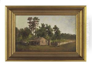 Southern Cabin Scene by August Norieri