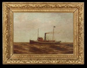 Steamboat #2 On The Mississippi River by August Norieri