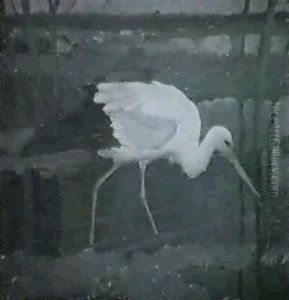 Stork I Karret by Ernst Norlind