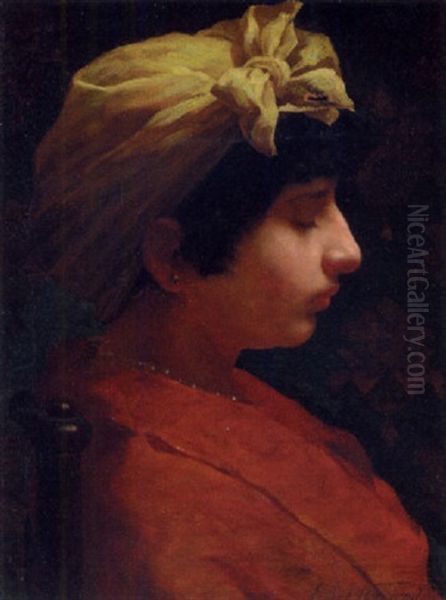A Young Girl, Seated - view 1