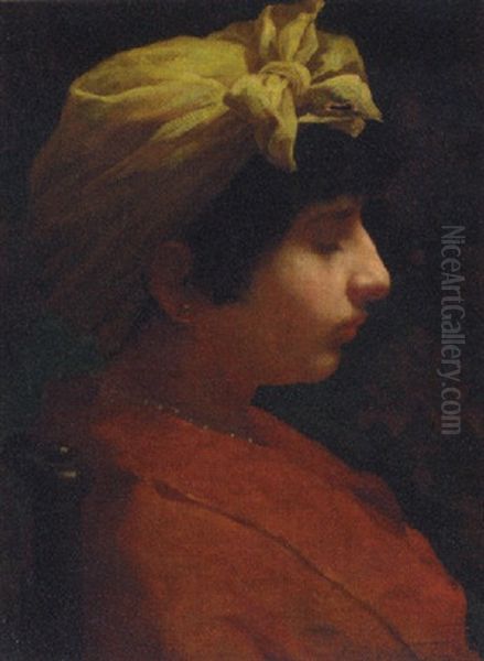 A Young Girl Seated - view 1
