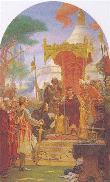 King John Granting Magna Carta - view 1