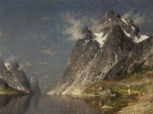 Norwegian Fjord Scene - view 1