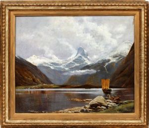 Mountain Lake by Adelsteen Normann
