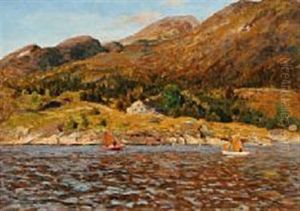 A Summer Day In Alesund, Norway by Adelsteen Normann