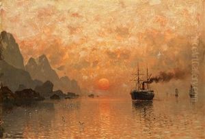 Ships In The Sunset Ships In The Sunset