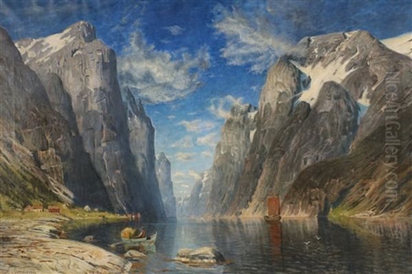 Fjordlandskap Fra Raftesundet, Vesteralen - view 1