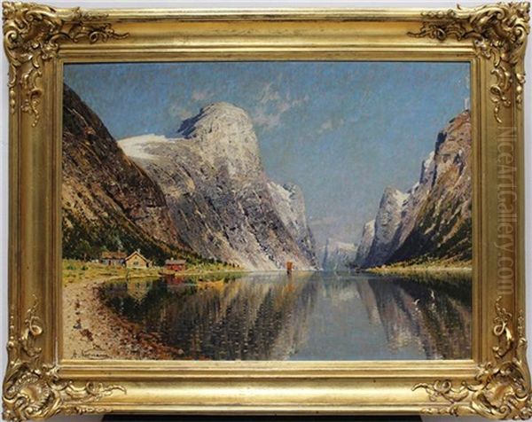 Fjordansicht (wohl Sognefjord) - view 1