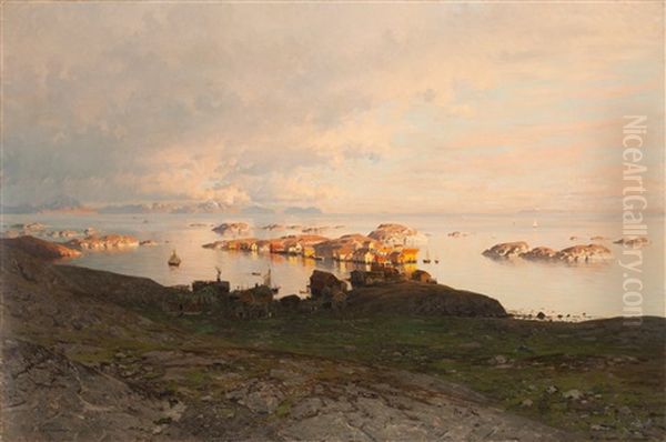 Sommernatt I Lofoten (summer Night In Lofoten) - view 1