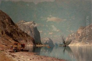 Landscape With Fjords by Adelsteen Normann